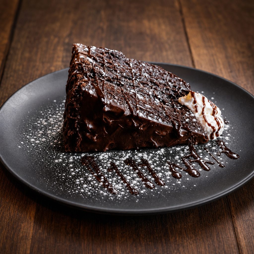 Four-Layer Chocolate Fudge Cake.