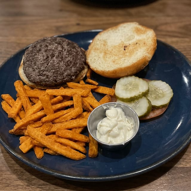 Steak Burger.