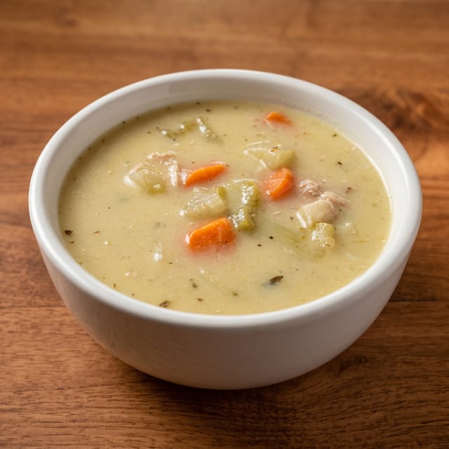 Homemade Chicken Noodle Soup.